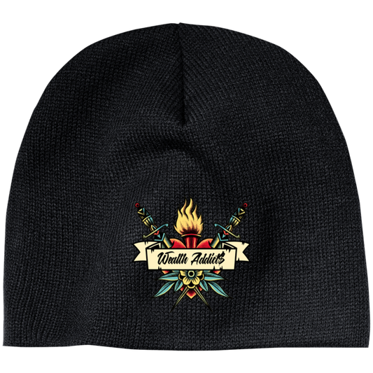 "Warriors Heart" Embroidered Beanie