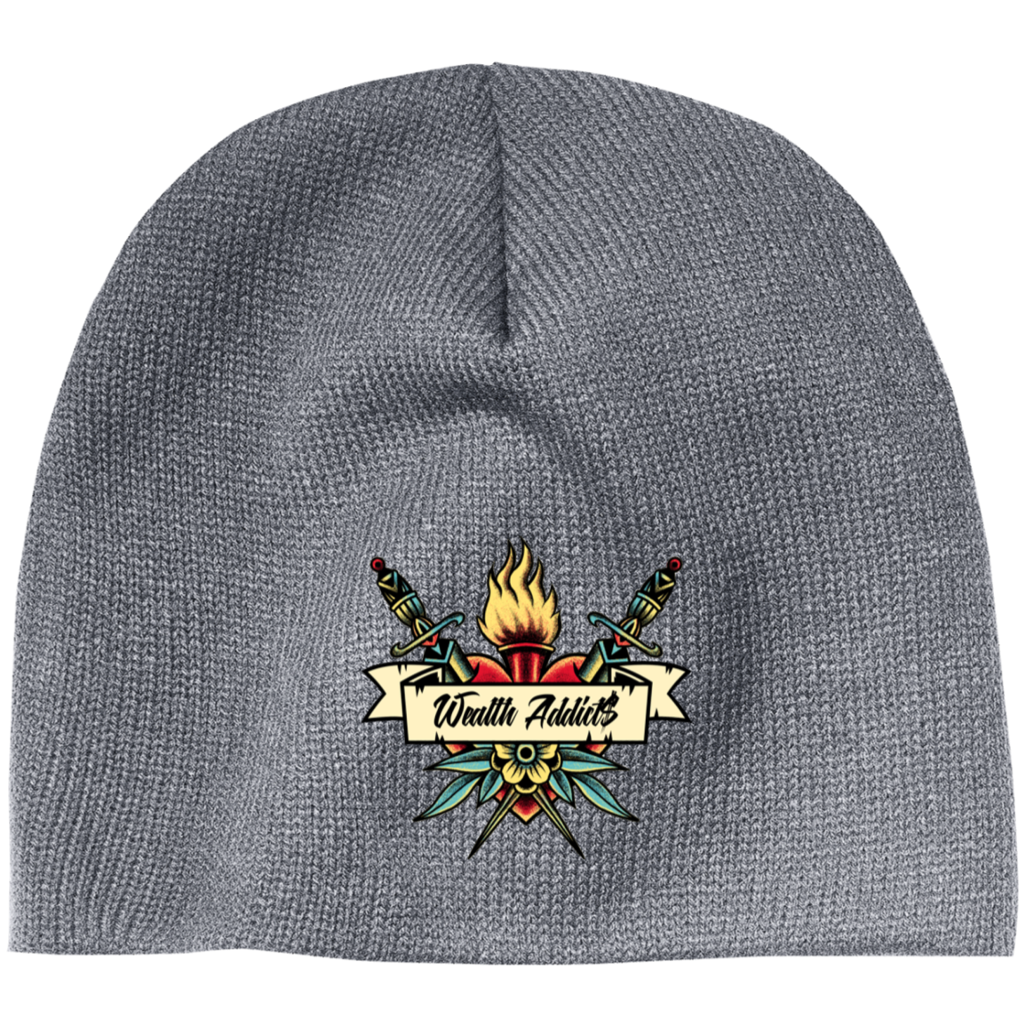 "Warriors Heart" Embroidered Beanie